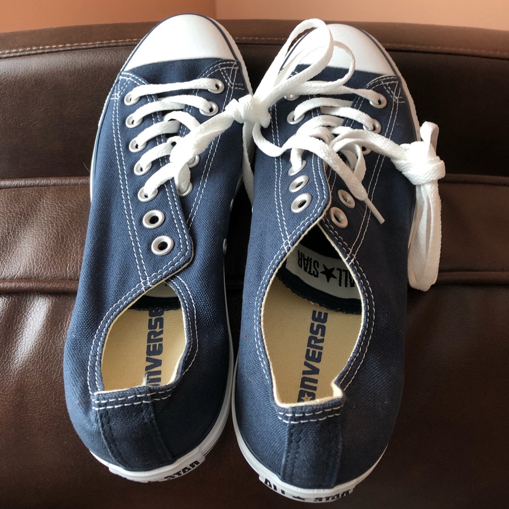 Brand New Navy Blue Converse Sneakers